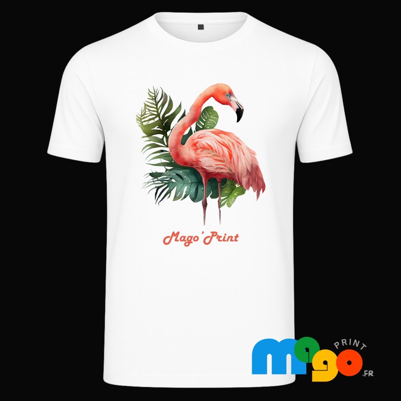 T-Shirt Flamingo Tropical