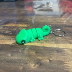 Porte-Clé Caméléon Articulé