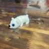 Porte-Clé Ours Blanc Articulé